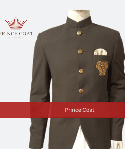 Black prince coat for men's