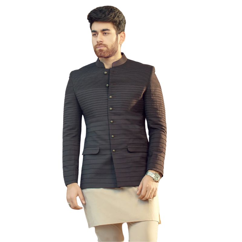 2 Maroon color prince coat for men's