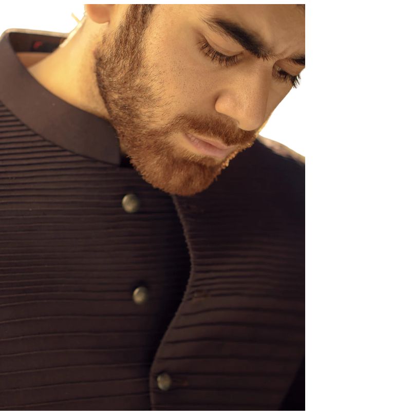 3 Maroon color prince coat